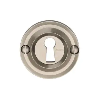V1016-SN Heritage Brass Open Keyhole Round Satin Nickel Finish