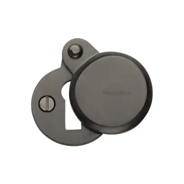 Click Here To Enlarge This Photo Of V1023-MB Heritage Brass Covered Keyhole Round  Matt Bronze Finish