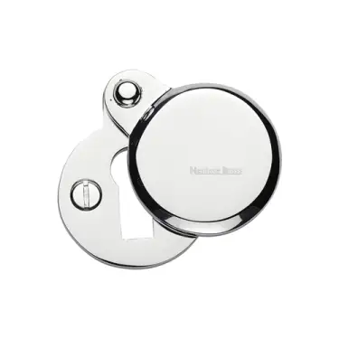 Click Here To Enlarge This Photo Of V1023-PC Heritage Brass Covered Keyhole Round  Polished Chrome Finish