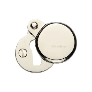 V1023-PNF Heritage Brass Covered Keyhole Round  Polished Nickel Finish