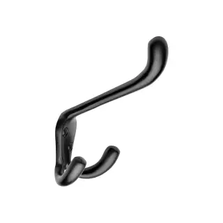 V1058-BKMT Heritage Brass Hat and Coat Hook  Matt Black Finish