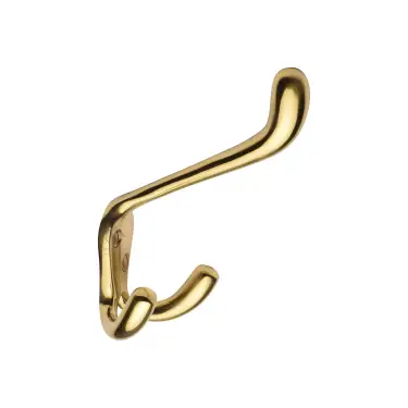 Click Here To Enlarge This Photo Of V1058-PB Heritage Brass Hat and Coat Hook  Polished Brass Finish