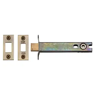 YKBDB5N-AT M.Marcus York Architectural Tubular Bathroom Deadbolt 5" Antique Brass Finish