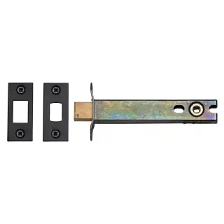 YKBDB5N-BLK M.Marcus York Architectural Tubular Bathroom Deadbolt 5" Matt  Black Finish