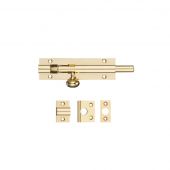 FB56 - Zoo Hardware Fulton & Bray Architectural Barrel Bolt 100mm x 30mm Polished Brass