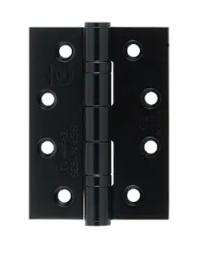 Click Here To Enlarge This Photo Of AR8180-BLK-A1 Hoppe Arrone 102mm x 76mm x 3mm Grade 13 Ball Bearing Butt Hinges - Matt Black (50012903)