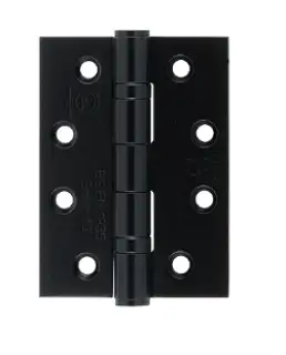 AR8180-BLK-A1 Hoppe Arrone 102mm x 76mm x 3mm Grade 13 Ball Bearing Butt Hinges - Matt Black (50012903)
