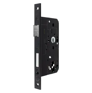 Click Here To Enlarge This Photo Of AR910-S-60-BLK Hoppe Arrone DIN Mortice Sashlock Case Square Forend (60mm Backset) - Matt Black (50015448)