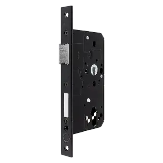 AR910-S-60-BLK Hoppe Arrone DIN Mortice Sashlock Case Square Forend (60mm Backset) - Matt Black (50015448)