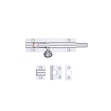 Click Here To Enlarge This Photo Of FB56CP - Zoo Hardware Fulton & Bray Architectural Barrel Bolt 100mm x 30mm Polished Chrome