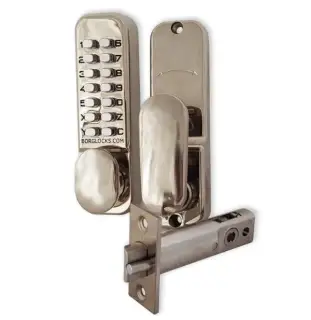 BORG Locks BL2001 PC Light Duty Digital Lock (60mm Latch) - Polished Chrome