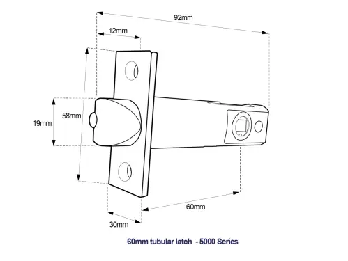 Click Here To Enlarge This Photo Of BORG Locks BL5001 ECP SS Medium/Heavy Duty Digital Lock (Round Bar) with Free Passage Mode & Easicode Pro Coding Chamber (60mm Latch) - Stainless Steel