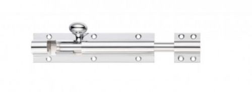 Click Here To Enlarge This Photo Of FB60SC - Zoo Hardware Fulton & Bray Architectural Barrel Bolt 100mm x 38mm Satin Chrome
