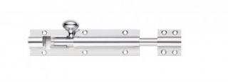 FB60SC - Zoo Hardware Fulton & Bray Architectural Barrel Bolt 100mm x 38mm Satin Chrome