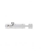 FB61CP - Zoo Hardware Fulton & Bray Architectural Barrel Bolt 150mm x 38mm Polished Chrome