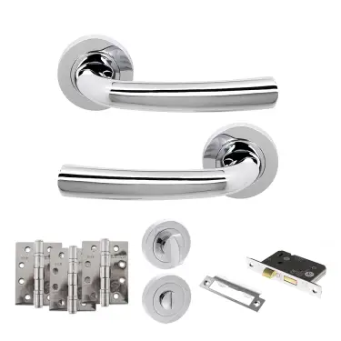 Click Here To Enlarge This Photo Of Atlantic - S21RPC STATUS Nevada Door Handle Pack - Polished Chrome