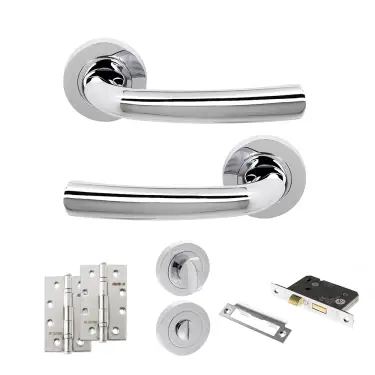 Click Here To Enlarge This Photo Of Atlantic - S21RPC STATUS Nevada Door Handle Pack - Polished Chrome