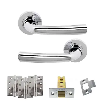 Click Here To Enlarge This Photo Of Atlantic - S21RPC STATUS Nevada Door Handle Pack - Polished Chrome