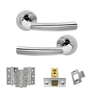 Atlantic - S21RPC STATUS Nevada Door Handle Pack - Polished Chrome