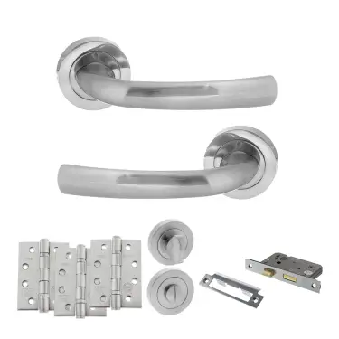 Click Here To Enlarge This Photo Of Atlantic - S21RSC STATUS Nevada Door Handle Pack - Satin Chrome