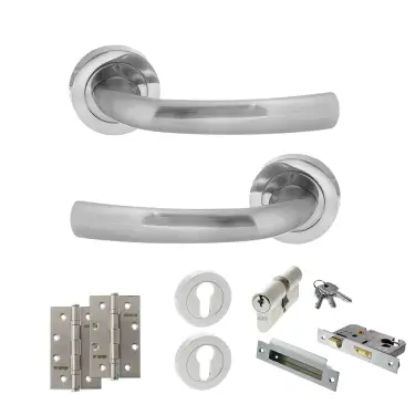 Click Here To Enlarge This Photo Of Atlantic - S21RSC STATUS Nevada Door Handle Pack - Satin Chrome