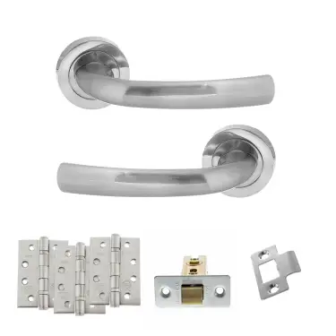Click Here To Enlarge This Photo Of Atlantic - S21RSC STATUS Nevada Door Handle Pack - Satin Chrome