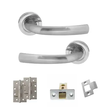 Click Here To Enlarge This Photo Of Atlantic - S21RSC STATUS Nevada Door Handle Pack - Satin Chrome