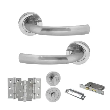 Click Here To Enlarge This Photo Of Atlantic - S21RSC STATUS Nevada Door Handle Pack - Satin Chrome