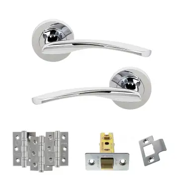 Click Here To Enlarge This Photo Of Atlantic - S22RPC STATUS Arizona Door Handle Pack - Polished Chrome