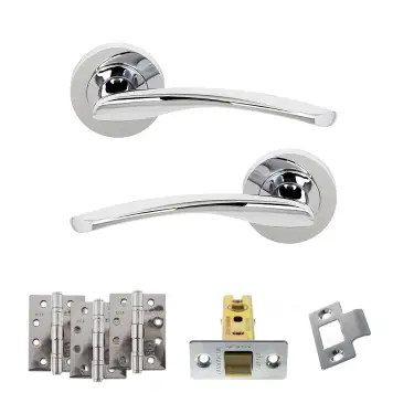 Click Here To Enlarge This Photo Of Atlantic - S22RPC STATUS Arizona Door Handle Pack - Polished Chrome