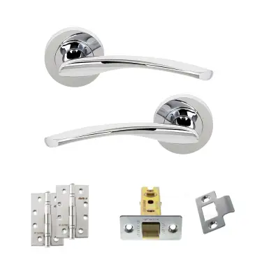Click Here To Enlarge This Photo Of Atlantic - S22RPC STATUS Arizona Door Handle Pack - Polished Chrome