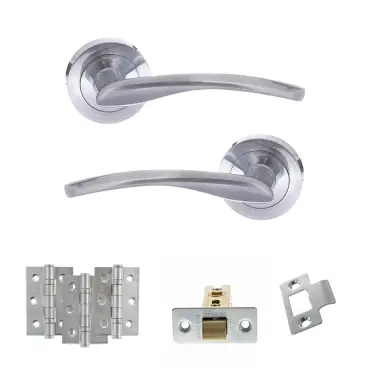 Click Here To Enlarge This Photo Of Atlantic - S22RSC STATUS Arizona Door Handle Pack - Satin Chrome