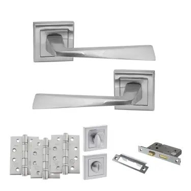 Click Here To Enlarge This Photo Of Atlantic - S23SSC STATUS California Door Handle Pack - Satin Chrome