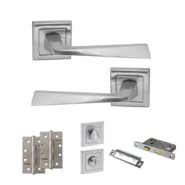 Click Here To Enlarge This Photo Of Atlantic - S23SSC STATUS California Door Handle Pack - Satin Chrome