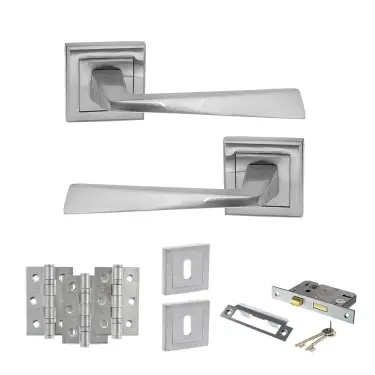 Click Here To Enlarge This Photo Of Atlantic - S23SSC STATUS California Door Handle Pack - Satin Chrome