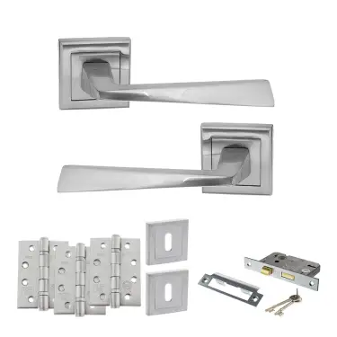 Click Here To Enlarge This Photo Of Atlantic - S23SSC STATUS California Door Handle Pack - Satin Chrome