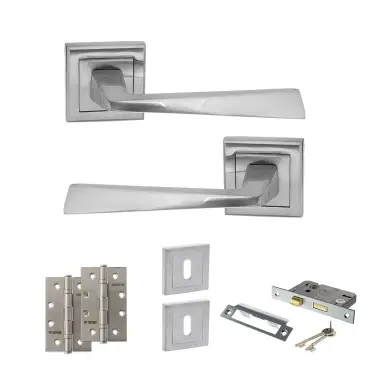 Click Here To Enlarge This Photo Of Atlantic - S23SSC STATUS California Door Handle Pack - Satin Chrome