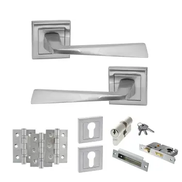 Click Here To Enlarge This Photo Of Atlantic - S23SSC STATUS California Door Handle Pack - Satin Chrome