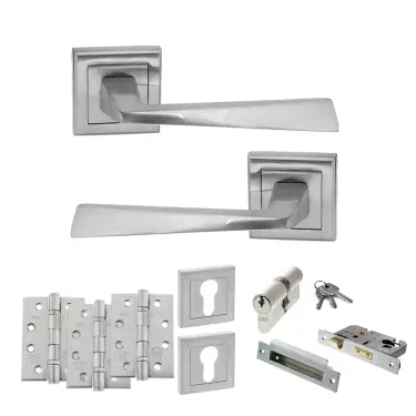 Click Here To Enlarge This Photo Of Atlantic - S23SSC STATUS California Door Handle Pack - Satin Chrome