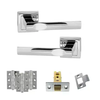 Atlantic - S24SPC STATUS Kansas Door Handle Pack - Polished Chrome