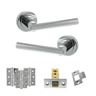 Atlantic - S28RPC STATUS Nebraska Door Handle Pack - Polished Chrome