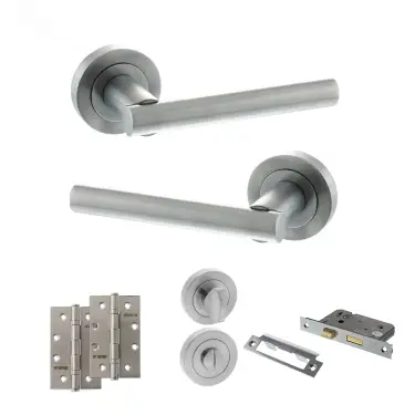 Click Here To Enlarge This Photo Of Atlantic - S28RSC STATUS Nebraska Door Handle Pack - Satin Chrome