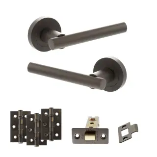 Atlantic - S28RUDB STATUS Nebraska Door Handle Pack - Urban Dark Bronze