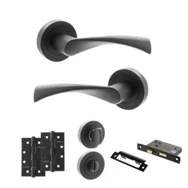 Click Here To Enlarge This Photo Of Atlantic - S34RMB STATUS Colorado Door Handle Pack - Matt Black