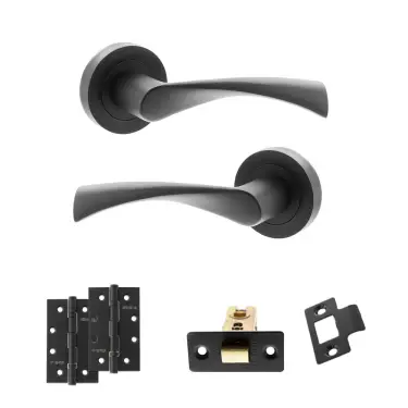 Click Here To Enlarge This Photo Of Atlantic - S34RMB STATUS Colorado Door Handle Pack - Matt Black