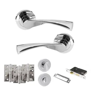 Click Here To Enlarge This Photo Of Atlantic - S34RPC STATUS Colorado Door Handle Pack - Polished Chrome