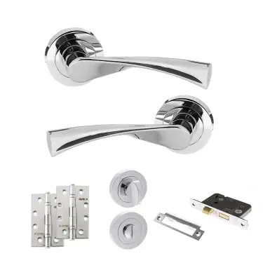 Click Here To Enlarge This Photo Of Atlantic - S34RPC STATUS Colorado Door Handle Pack - Polished Chrome