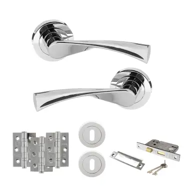 Click Here To Enlarge This Photo Of Atlantic - S34RPC STATUS Colorado Door Handle Pack - Polished Chrome