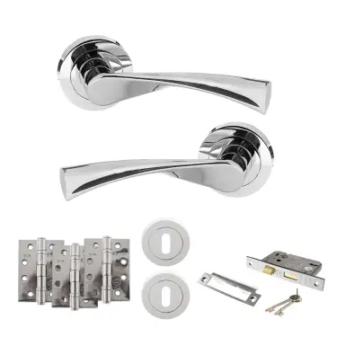 Click Here To Enlarge This Photo Of Atlantic - S34RPC STATUS Colorado Door Handle Pack - Polished Chrome