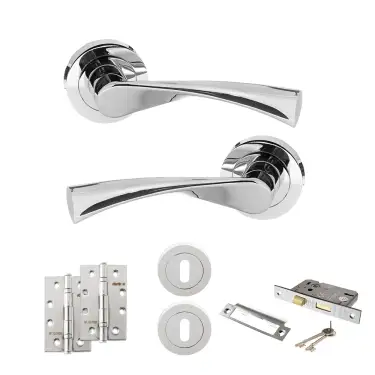 Click Here To Enlarge This Photo Of Atlantic - S34RPC STATUS Colorado Door Handle Pack - Polished Chrome